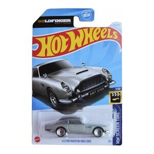 Hot Wheels Aston Martin 1963 DB5, HW Screen Time 7/10 [Silver] 107/250